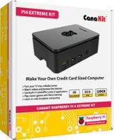 CanaKit - Raspberry Pi 4 Extreme Kit 8GB RAM - Black - Front_Zoom