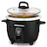 Alt View 1. Elite Gourmet - 10-Cup Rice Cooker with Stainless Steel Cooking Pot - black.