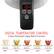 Alt View 12. Elite Gourmet - 1.7L Electric Programmable Cordless Glass Kettle - silver.