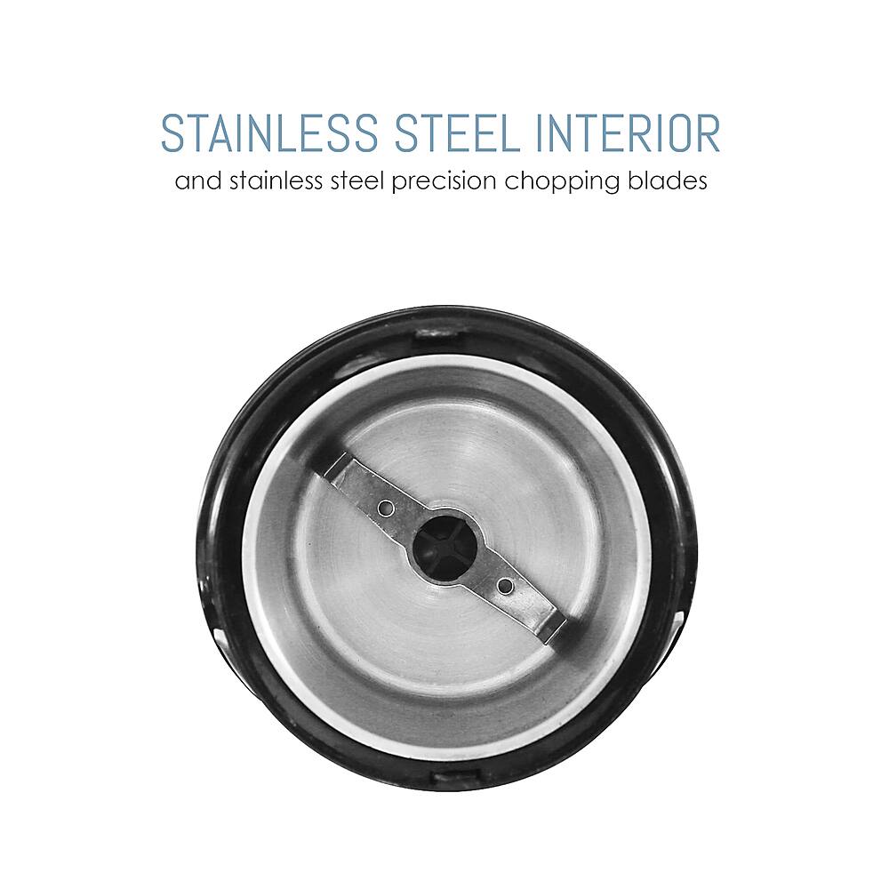 Best Buy Elite Gourmet 150w Coffee and Spice Grinder Black ETS9053