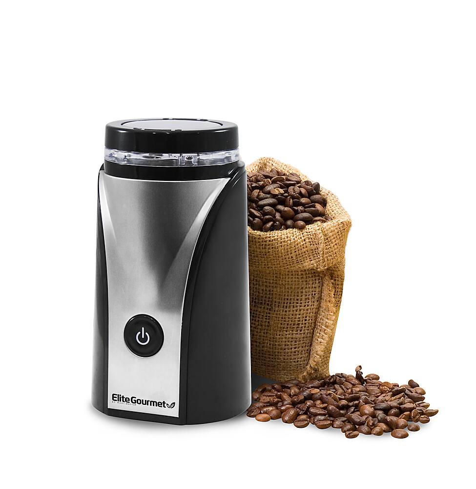 Best Buy Elite Gourmet 150w Coffee and Spice Grinder Black ETS9053