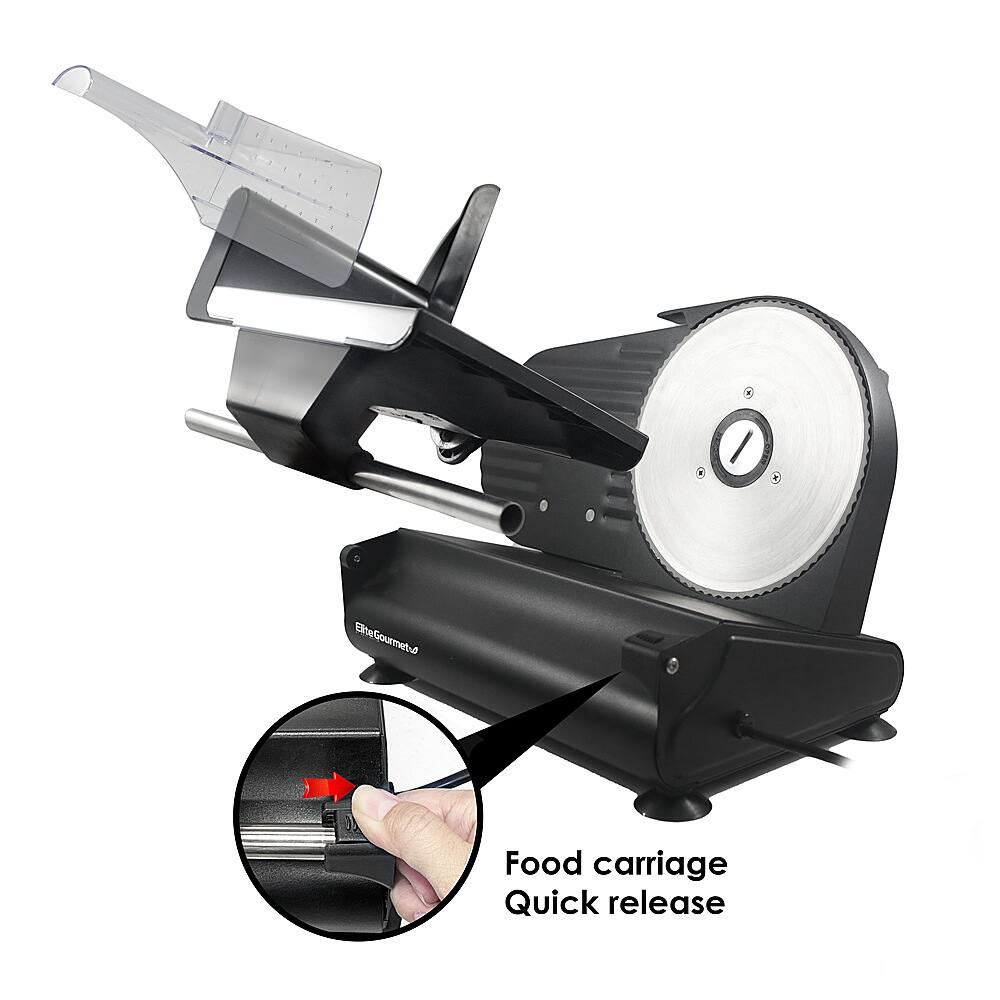 Elite Platinum Ultimate Precision Electric Deli Food Meat Slicer black