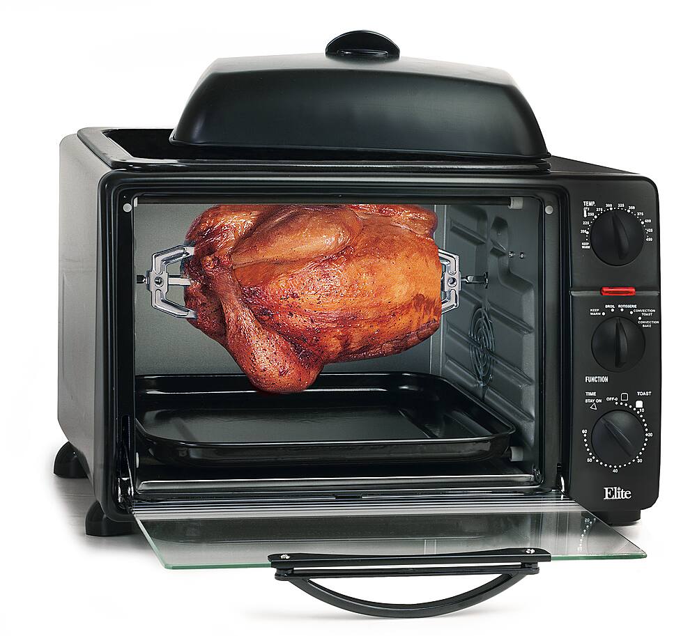 Elite Platinum 0.8Cu. Ft. Multifunction Toaster Oven with Rotisserie