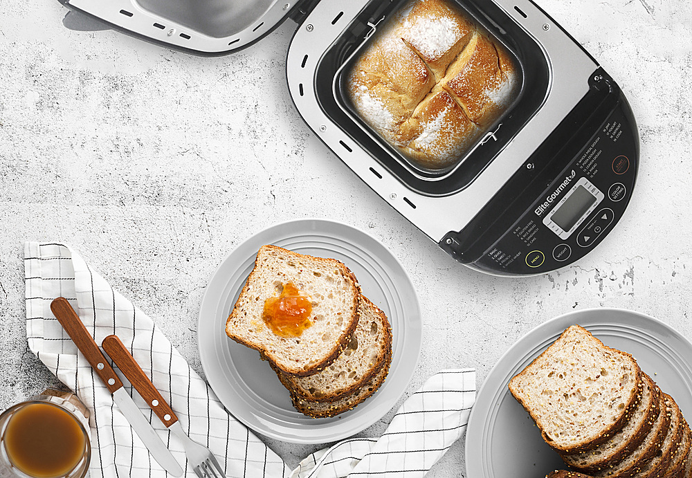 Elite Gourmet EBM8103B Programmable Bread Maker Machine Reviews