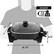 Alt View 14. Elite Gourmet - 12" Electric Skillet with Glass Lid - Black.