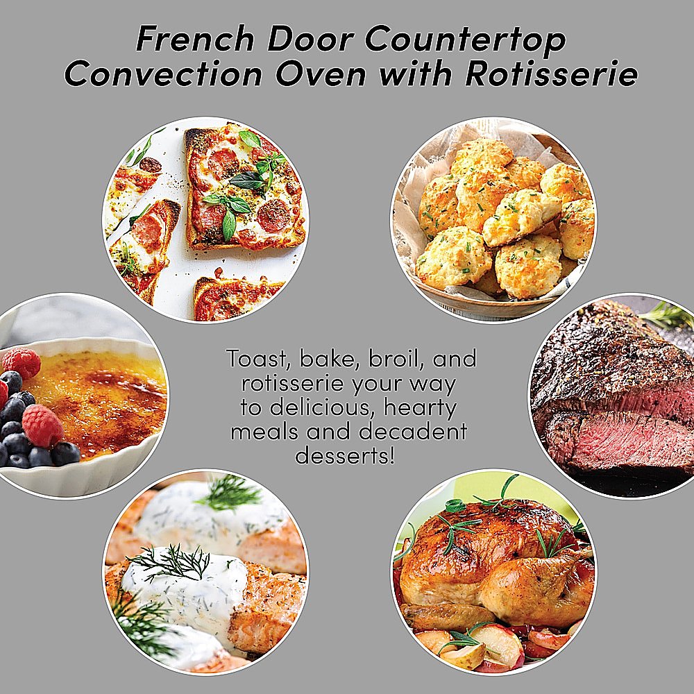 Elite Gourmet Double French Door Toaster Oven