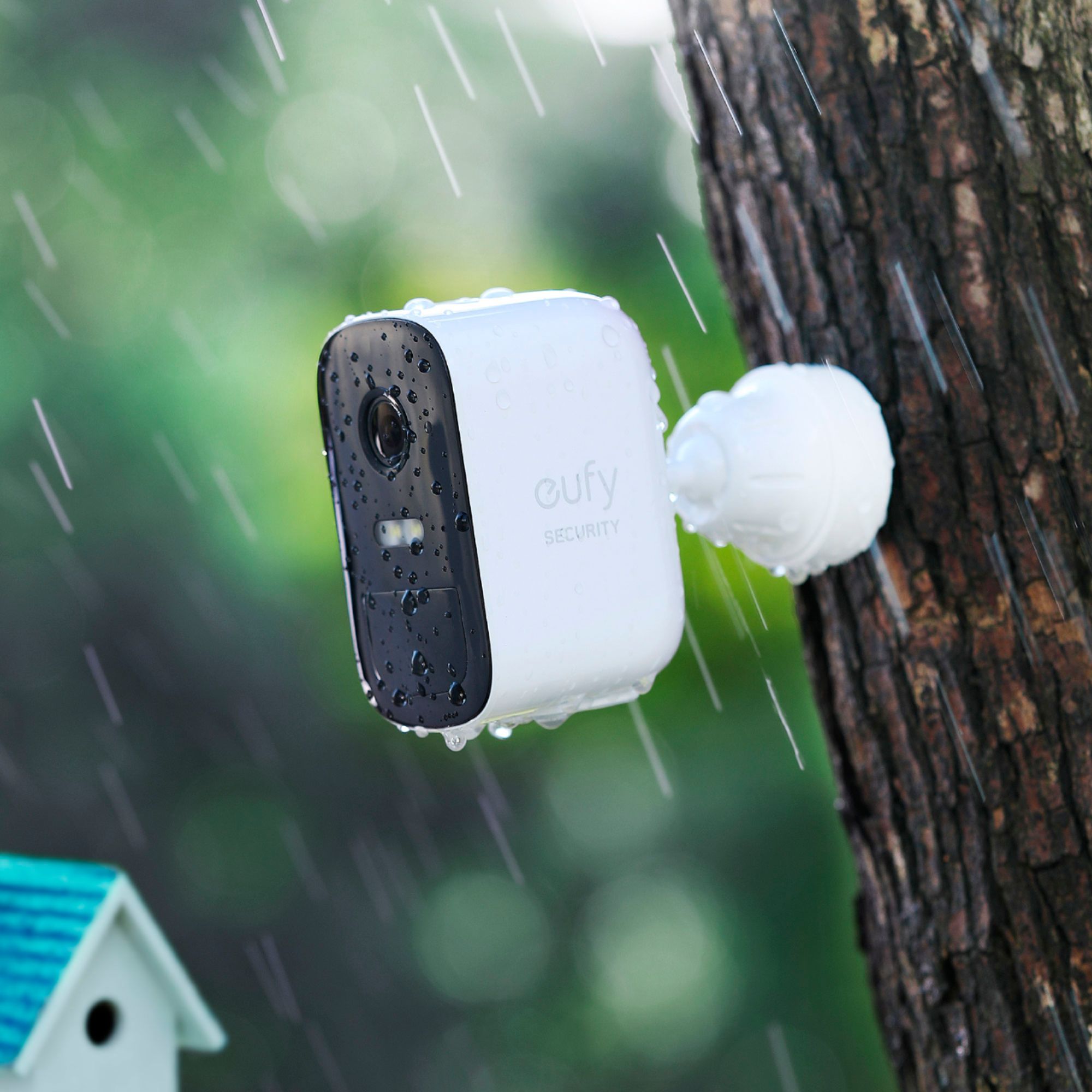 Angle View: eufy Security - eufyCam 2C Indoor/Outdoor Wireless 1080p Home Security Add-on Camera - White