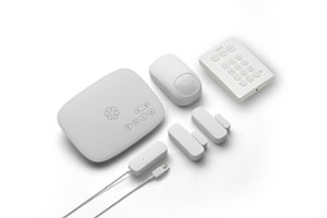 Ooma - Home Security Starter Pack with Keypad White - White - Front_Zoom