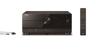 Yamaha - AVENTAGE RX-A8A 150W 11.2-Channel AV Receiver with 8K HDMI and MusicCast - Black - Front_Zoom