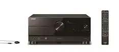Front. Yamaha - AVENTAGE RX-A8A 150W 11.2-Channel AV Receiver with 8K HDMI and MusicCast - Black.