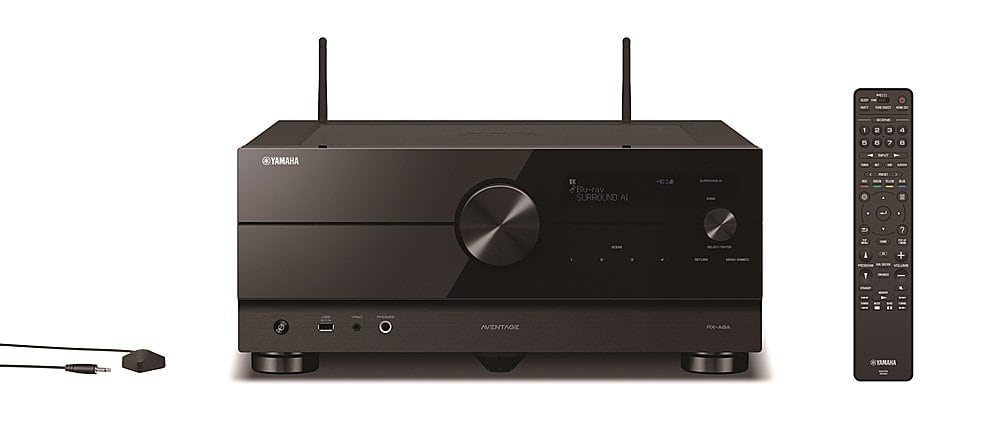 Alt View 11. Yamaha - AVENTAGE RX-A8A 150W 11.2-Channel AV Receiver with 8K HDMI and MusicCast - Black.