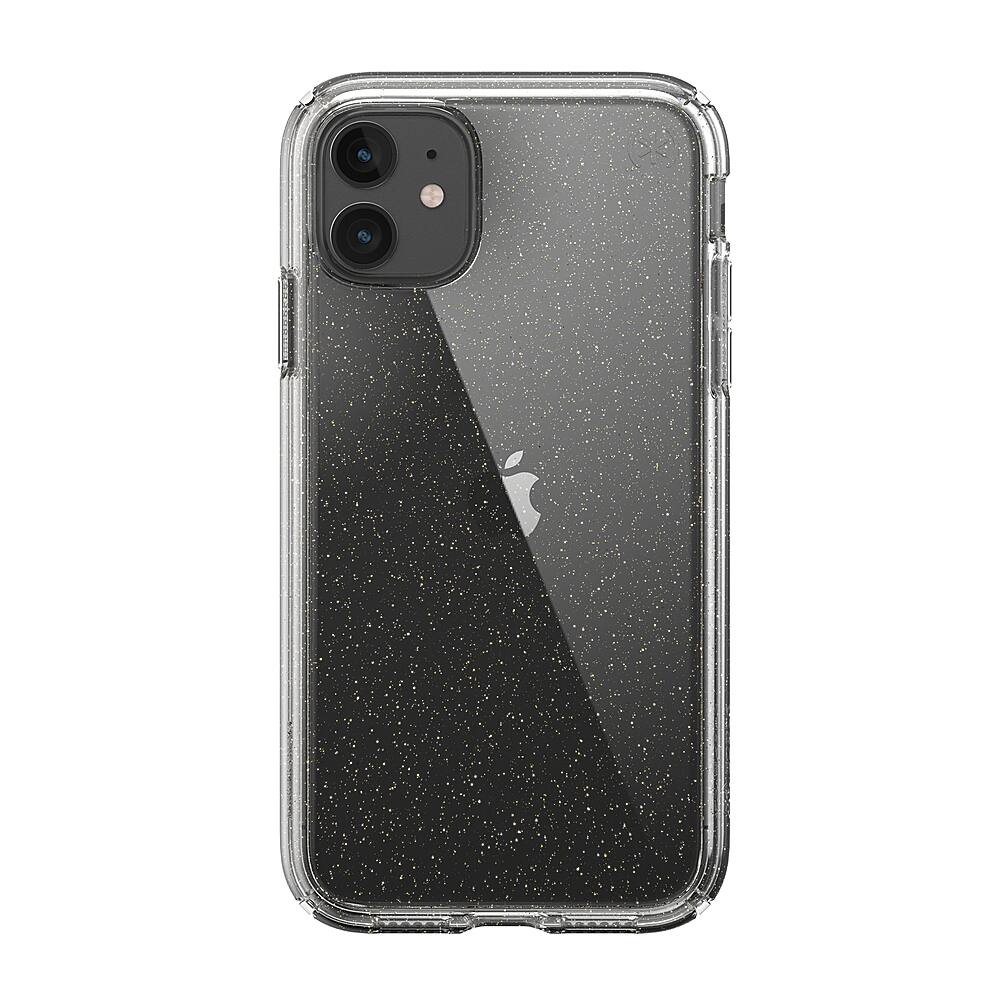 Best Buy Speck Presidio Perfect Clear W Glitter Hard Shell Case For Iphone 11 Clear Gold Glitter 5636