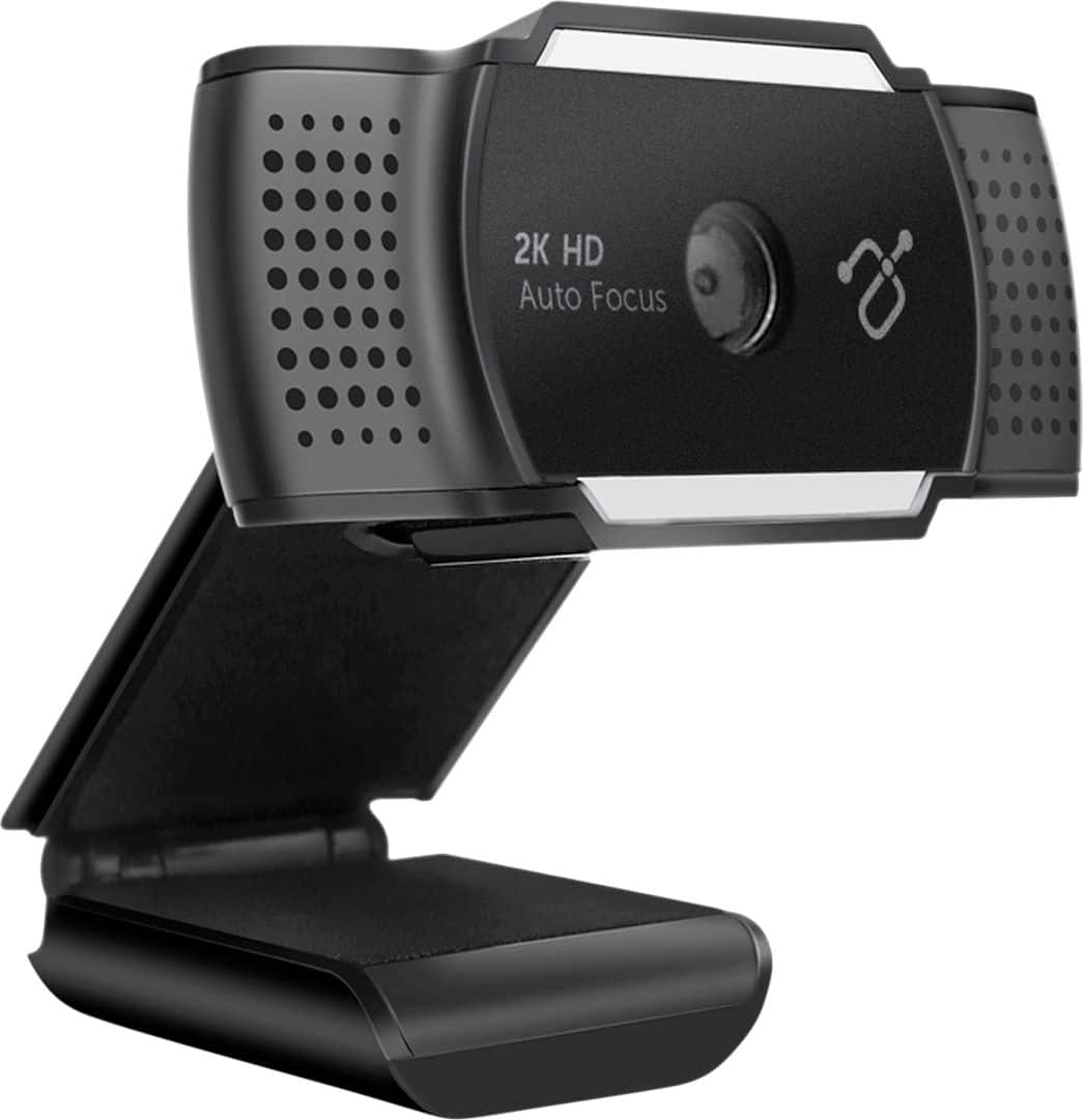 Angle. Aluratek - Live Ultra 2K HD 2560 x 1600 Webcam with Auto Focus and Dual Stereo Noise Cancelling Mics - Black.