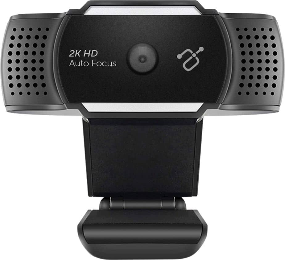 Aluratek - 2K Ultra HD Live Broadcast Webcam - Black