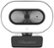 Front Zoom. Aluratek - 1080P Live Webcam w/Adjustable Ring Light - Black.