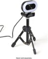 Alt View Zoom 13. Aluratek - 1080P Live Webcam w/Adjustable Ring Light - Black.