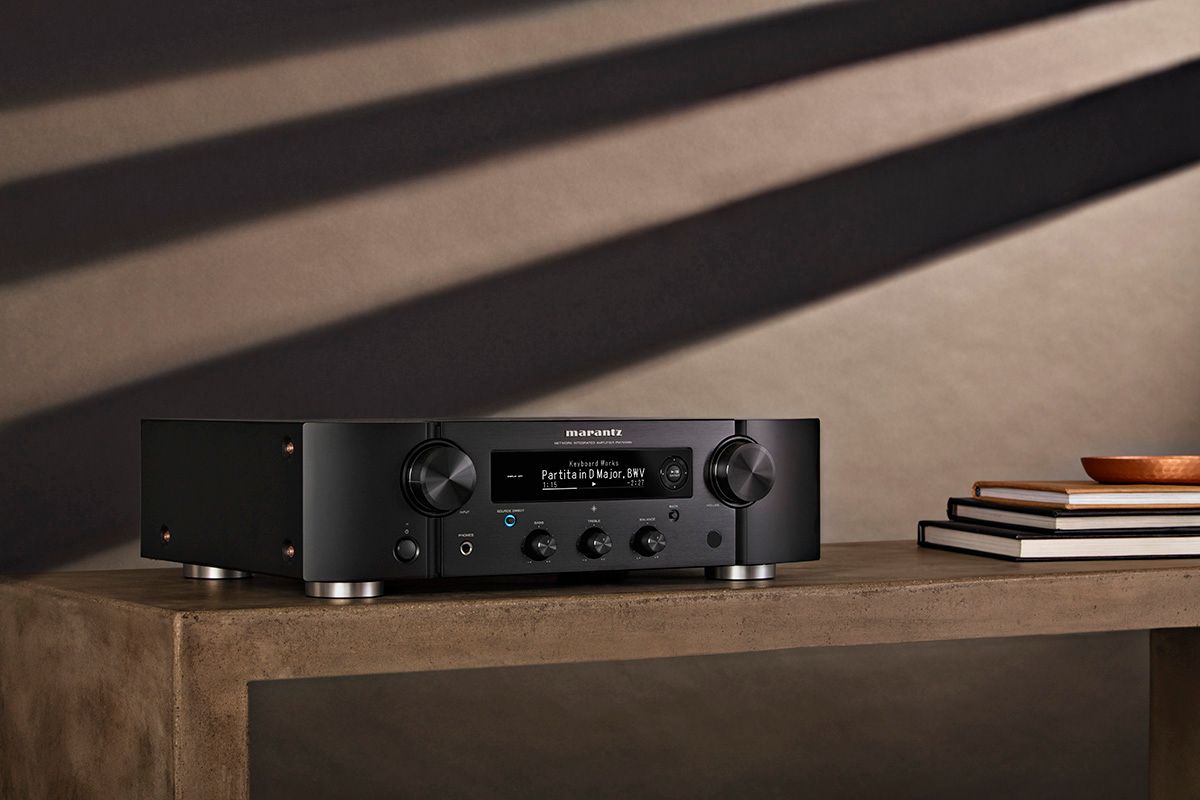 Marantz PM7000N Integrated Stereo Hi-Fi Amplifier HEOS Built-in Supports Digital and Analog Sources Compatible with  Alexa Phono Input 