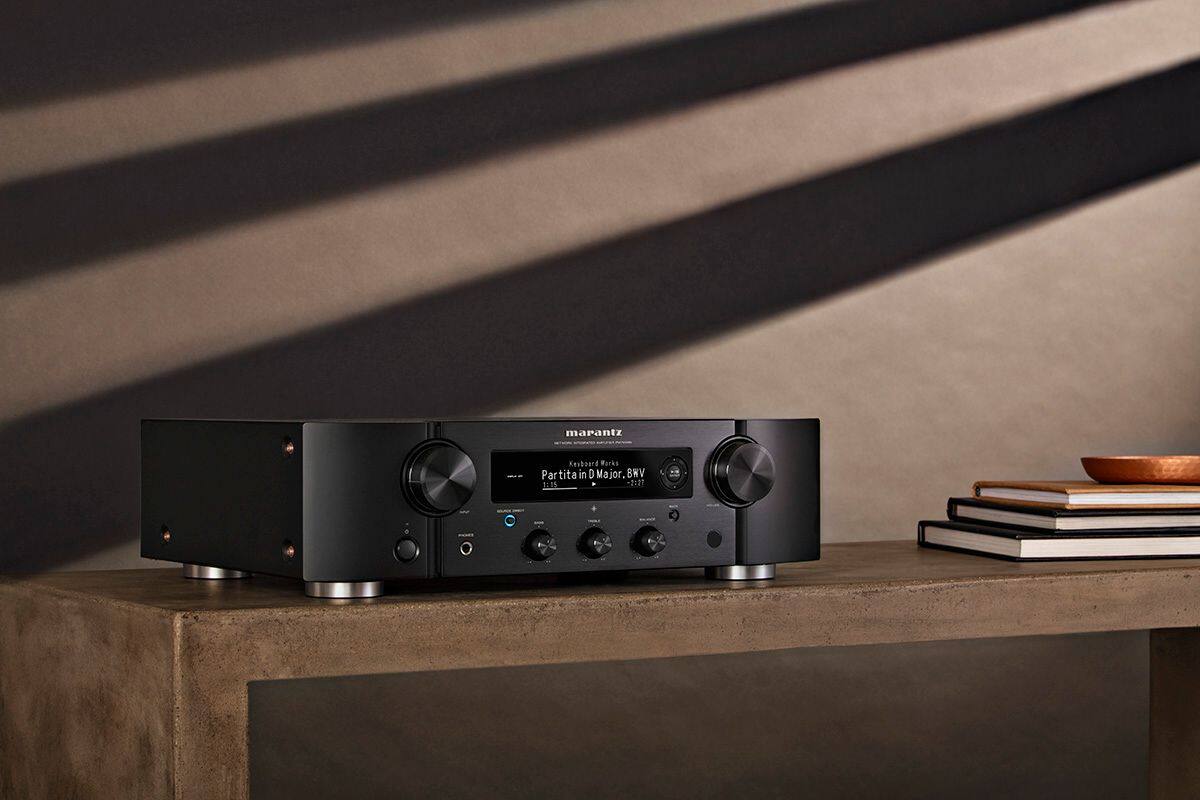 Alt View 13. Marantz - PM7000N Integrated Hi-Fi Amplifier HEOS Built-in Amazon Alexa Compatibility Digital & Analog Sources - Black.