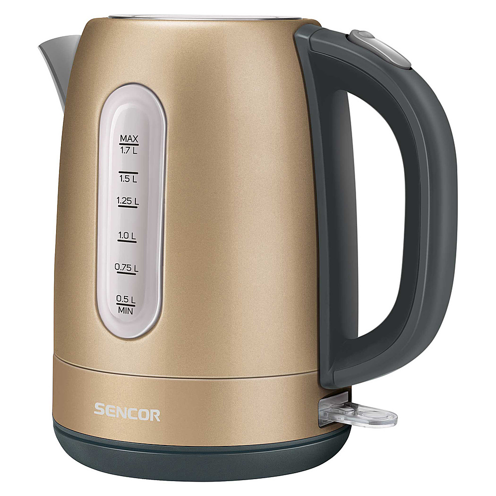 Angle View: Sencor - Stainless Electric Kettle - Champagne