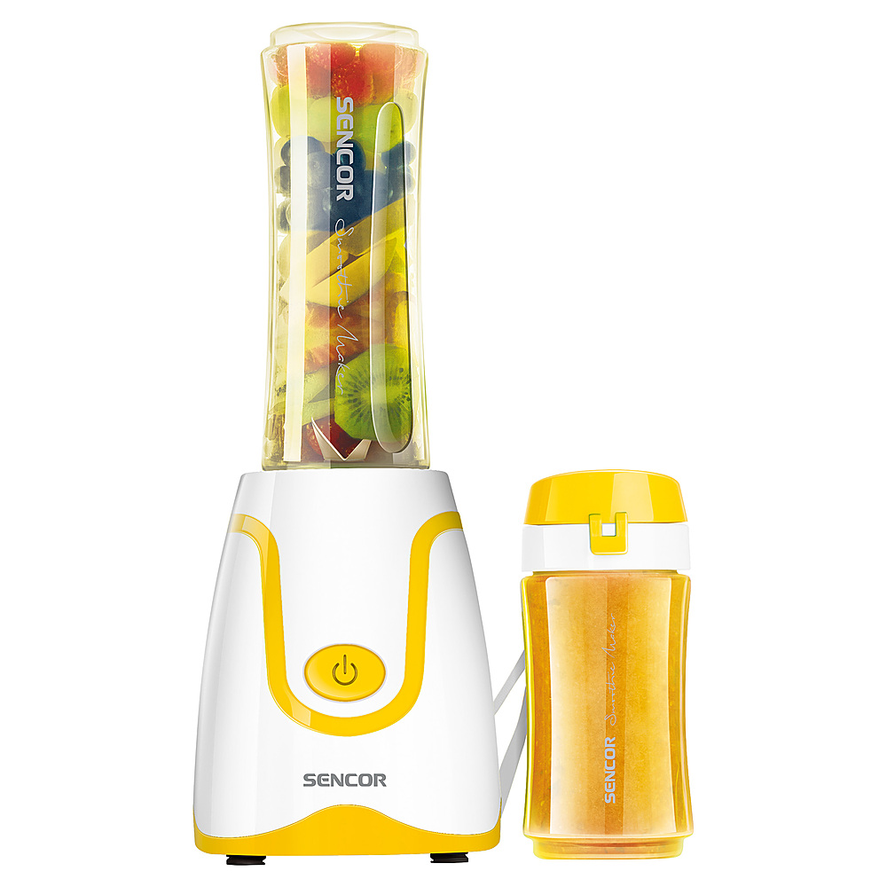 Angle View: Sencor - 20 Oz. Smoothie Blender with Travel Bottles - Yellow