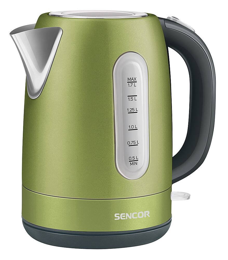 Angle View: Sencor - Stainless Electric Kettle - Light Green