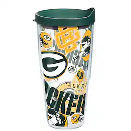 Tervis - Green Bay Packers 24oz. All Over Classic Tumbler - Multicolor