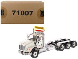 International HX620 Day Cab Tridem Tractor 1/50 Diecast Model by Diecast Masters - White