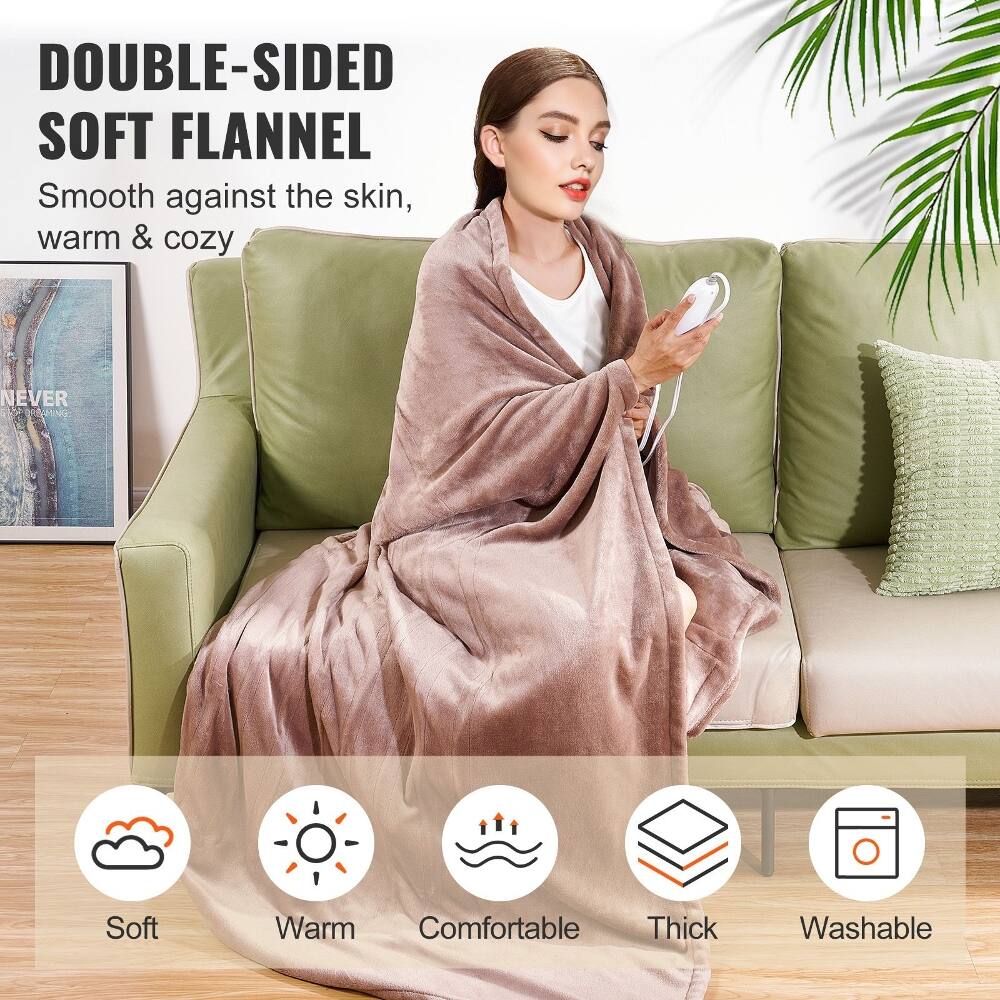 DOUBLE-SIDED SOFT FLANNEL  
Smooth against the skin, warm & cozy  

NEVER  
Soft  
Warm  
Comfortable  
Thick  
Washable