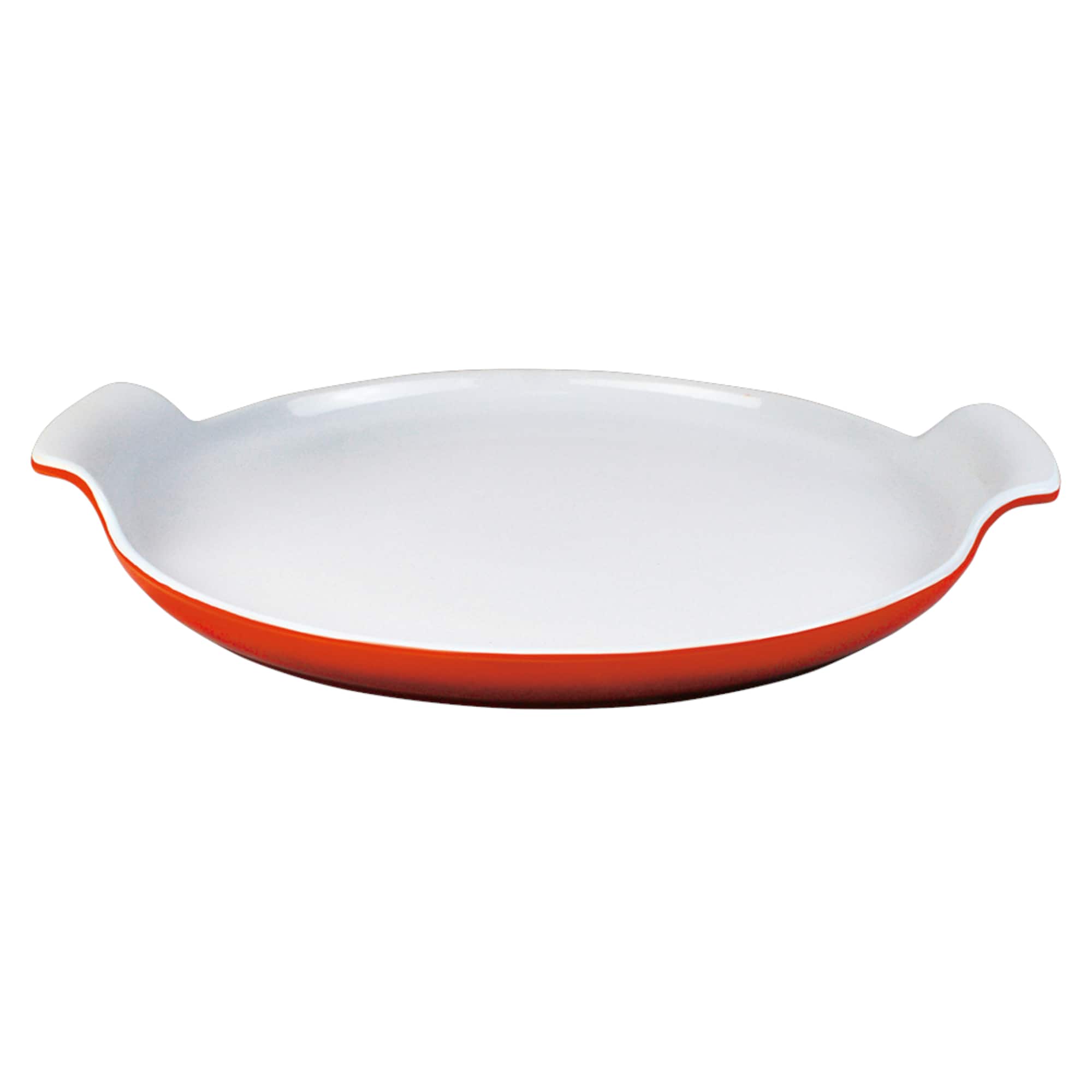 Hell's Kitchen - 14-Inch Round Pizza Stone - Orange