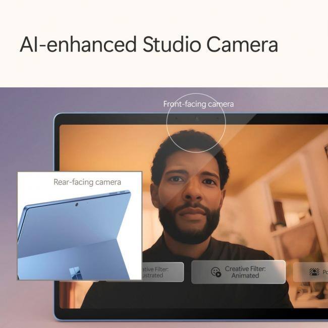 AI-enhanced Studio Camera

Front-facing camera

Rear-facing camera

Filter: Animated

Creative Filter: Animated