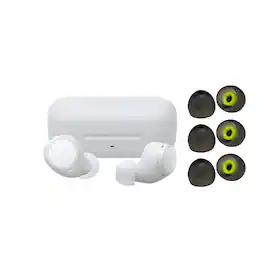 Sony - WFC510 Truly Wireless Earbuds (White) with Earbud Replacement Tips(6-pack)