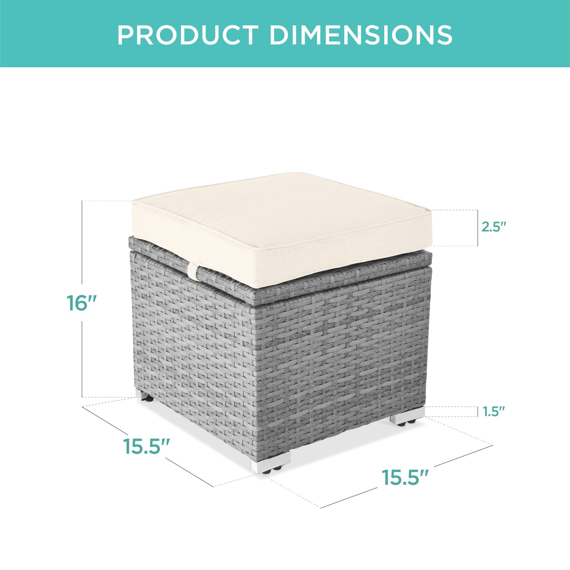 PRODUCT DIMENSIONS

2.5"  
16"  
1.5"  
15.5"  
15.5"
