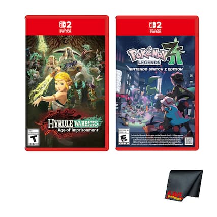 Nintendo Switch
Hyrule Warriors: Age of Imprisonment
Teen
ESRB
Nintendo Switch 2 Edition
Pokémon Legends
Everyone 10+
ESRB
Includes the Nintendo Switch game on the Nintendo Switch 2 Edition upgrade pack. Upgrade pack also available separately. For details, visit: support.nintendo.com/switch2/upgradepack
KAVE ELECTRONICS - T (Teen 13+)