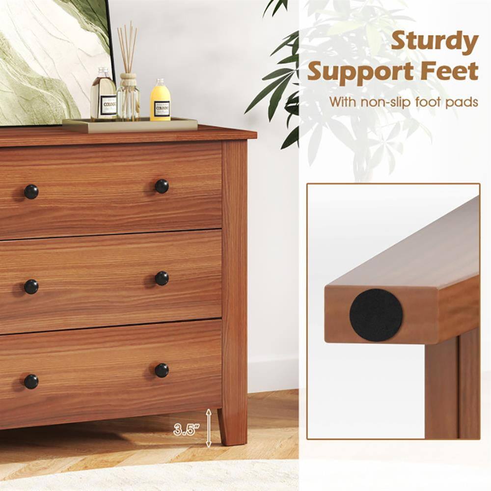 Sturdy Support Feet  
With non-slip foot pads  
3.5"