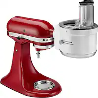KitchenAid - Food Processor Attachment - Silver - Front_Zoom