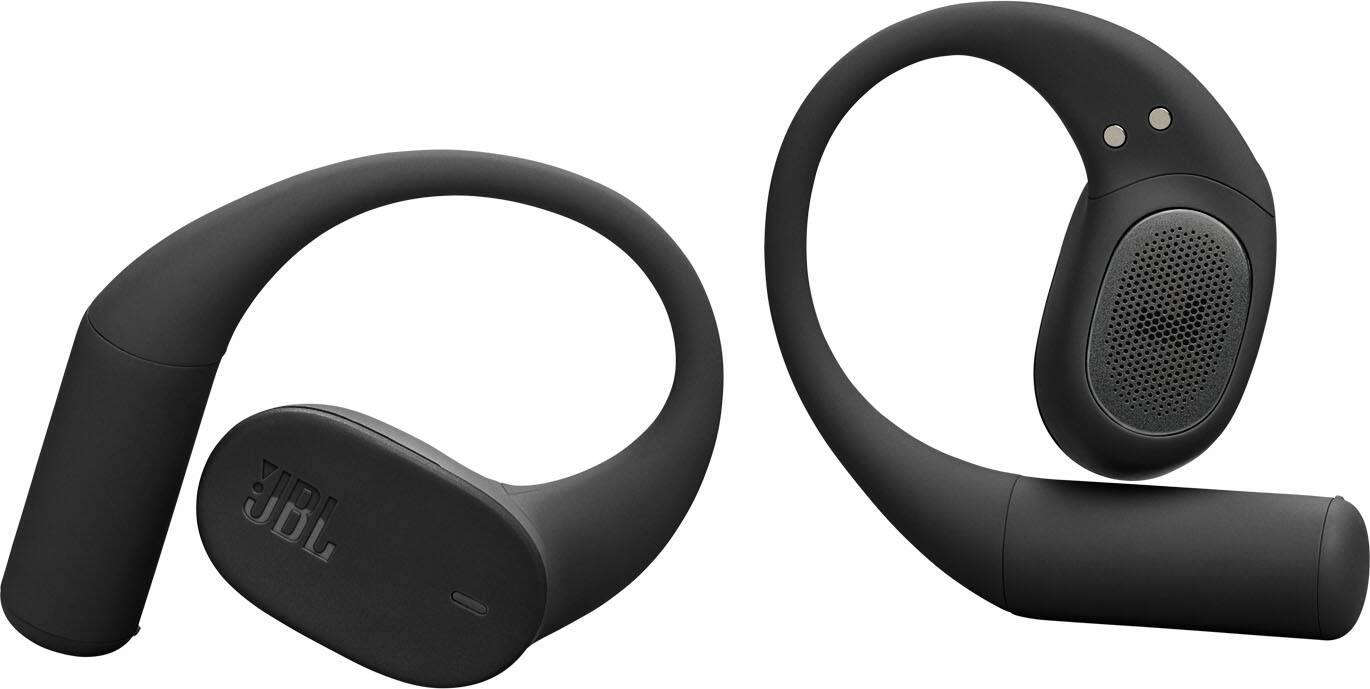 Angle. JBL - Sense Lite - TRUE Wireless Bluetooth Open-ear Headphones - 2025 - Black.