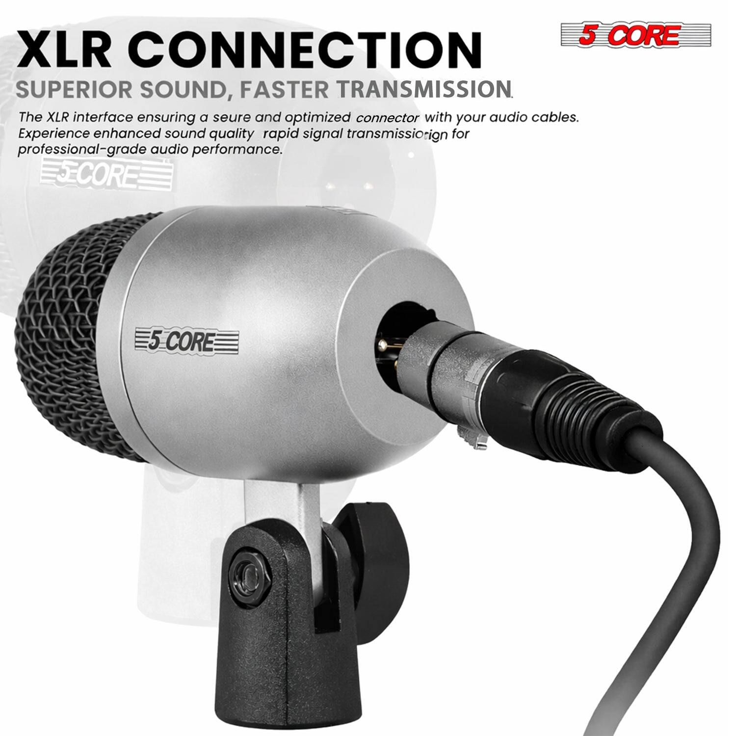 5 CORE XLR CONNECTION SUPERIOR SOUND, FASTER TRANSMISSION

The XLR interface ensuring a secure and optimized connector with your audio cables. Experience enhanced sound quality, rapid signal transmission for professional-grade audio performance.