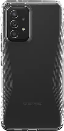 Front. Body Glove - Body Glove 8 FT Drop Tested Built-in-Antimicrobial Protection Clear Case for Samsung Galaxy A53 5G - Clear.