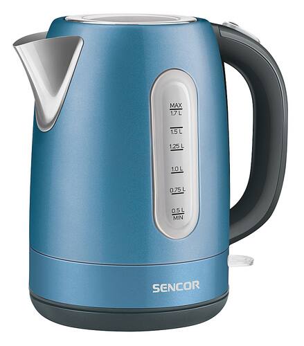 Sencor - Stainless Electric Kettle - Blue