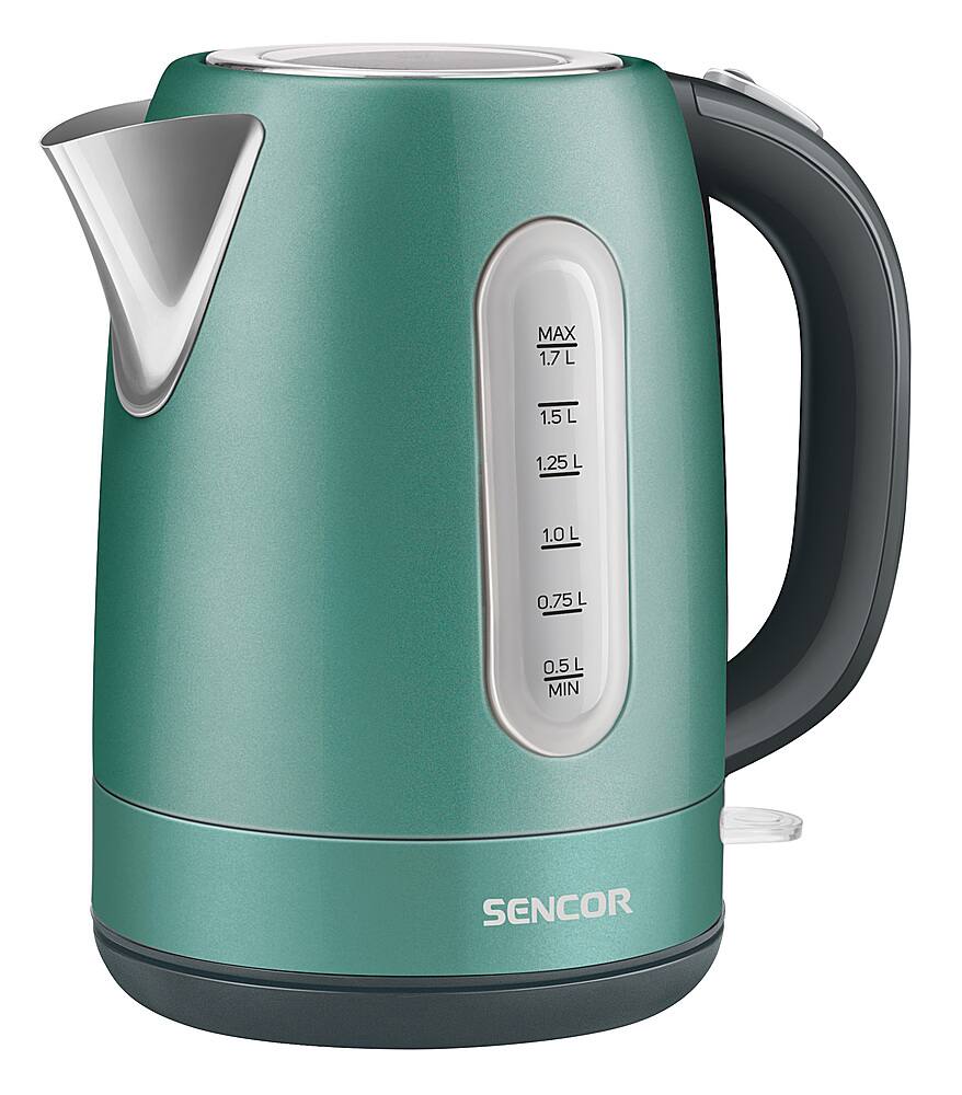 Angle View: Sencor - Stainless Electric Kettle - Green