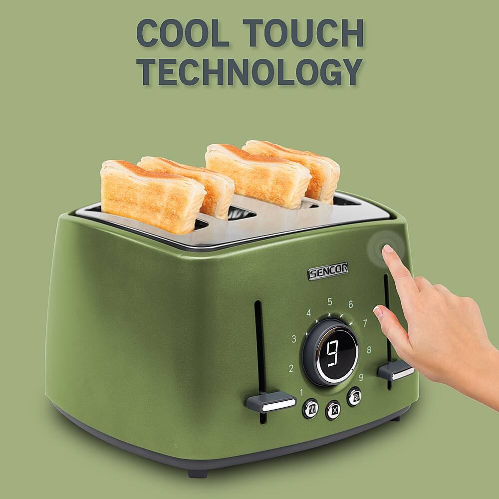 Questions and Answers Sencor 4Slice WideSlot Toaster Light Green