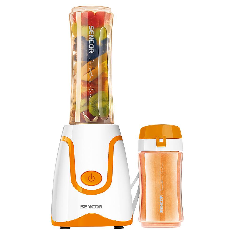 Angle. Sencor - 20 Oz. Smoothie Blender with Travel Bottles - Orange.