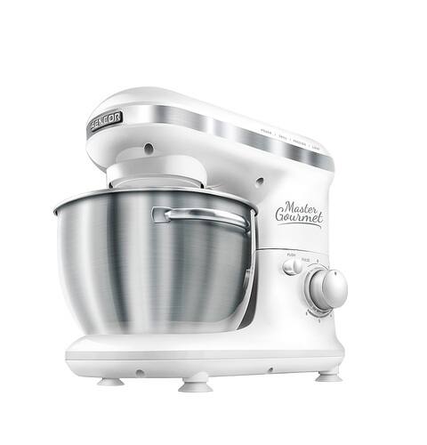 Sencor - Tilt-Head Stand Mixer - White-Angle_Standard 