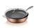 Angle. Gotham Steel - Copper Cast Textured Non Stick 5.5 QT Jumbo Cooker w Lid - Copper.