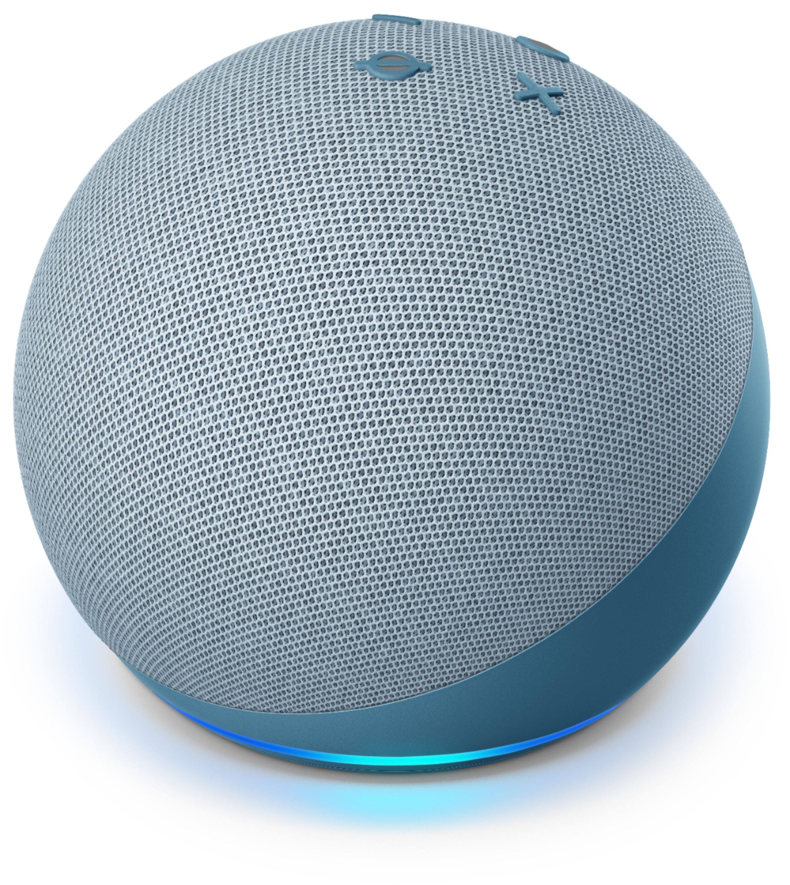 Alt View 13. Amazon - Echo Dot (4th Gen) Smart speaker with Alexa - Twilight Blue.