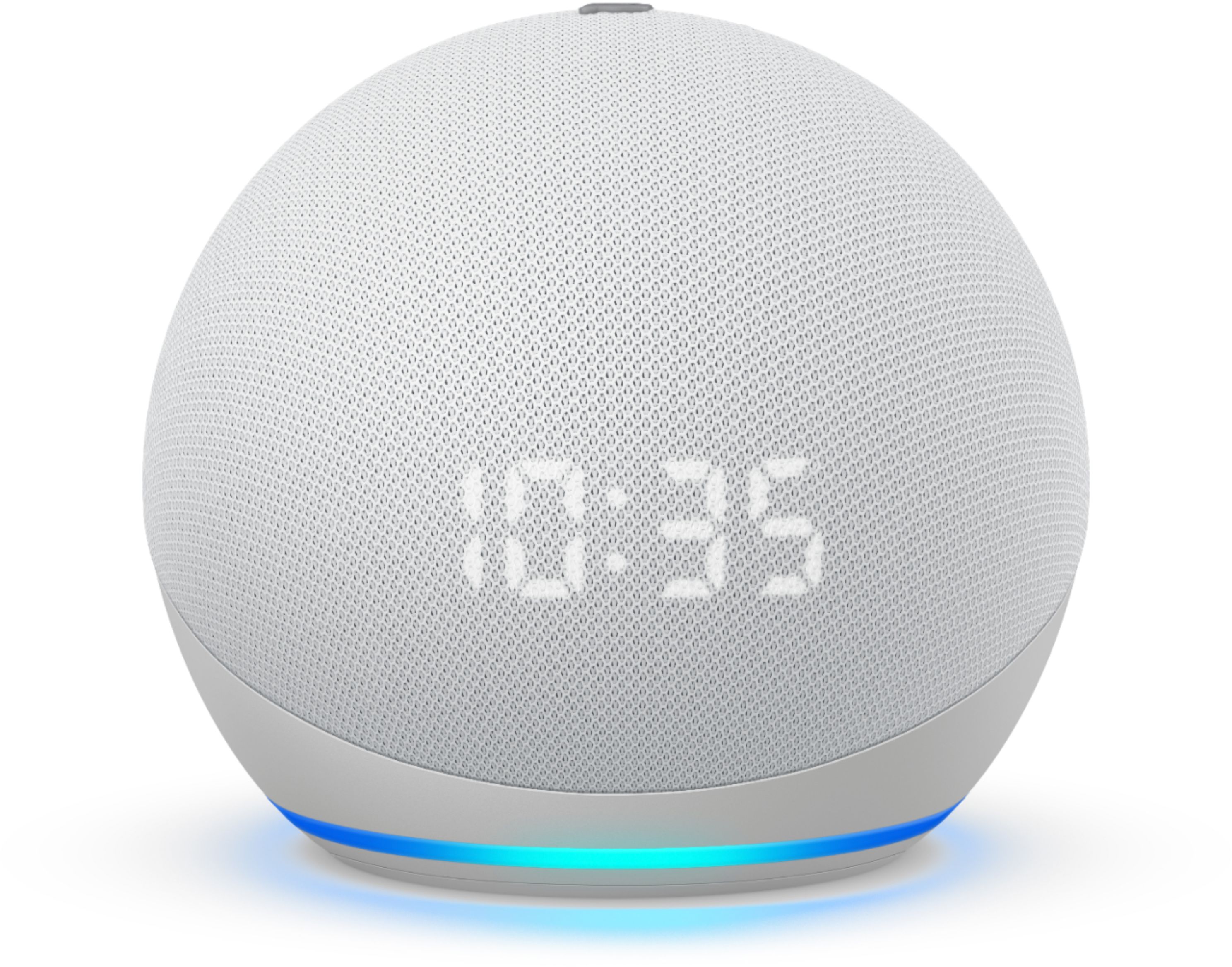 Samle Brink Adskille Best Buy: Amazon Echo Dot (4th Gen) Smart speaker with clock and Alexa  Glacier White B07XJ8C8F7