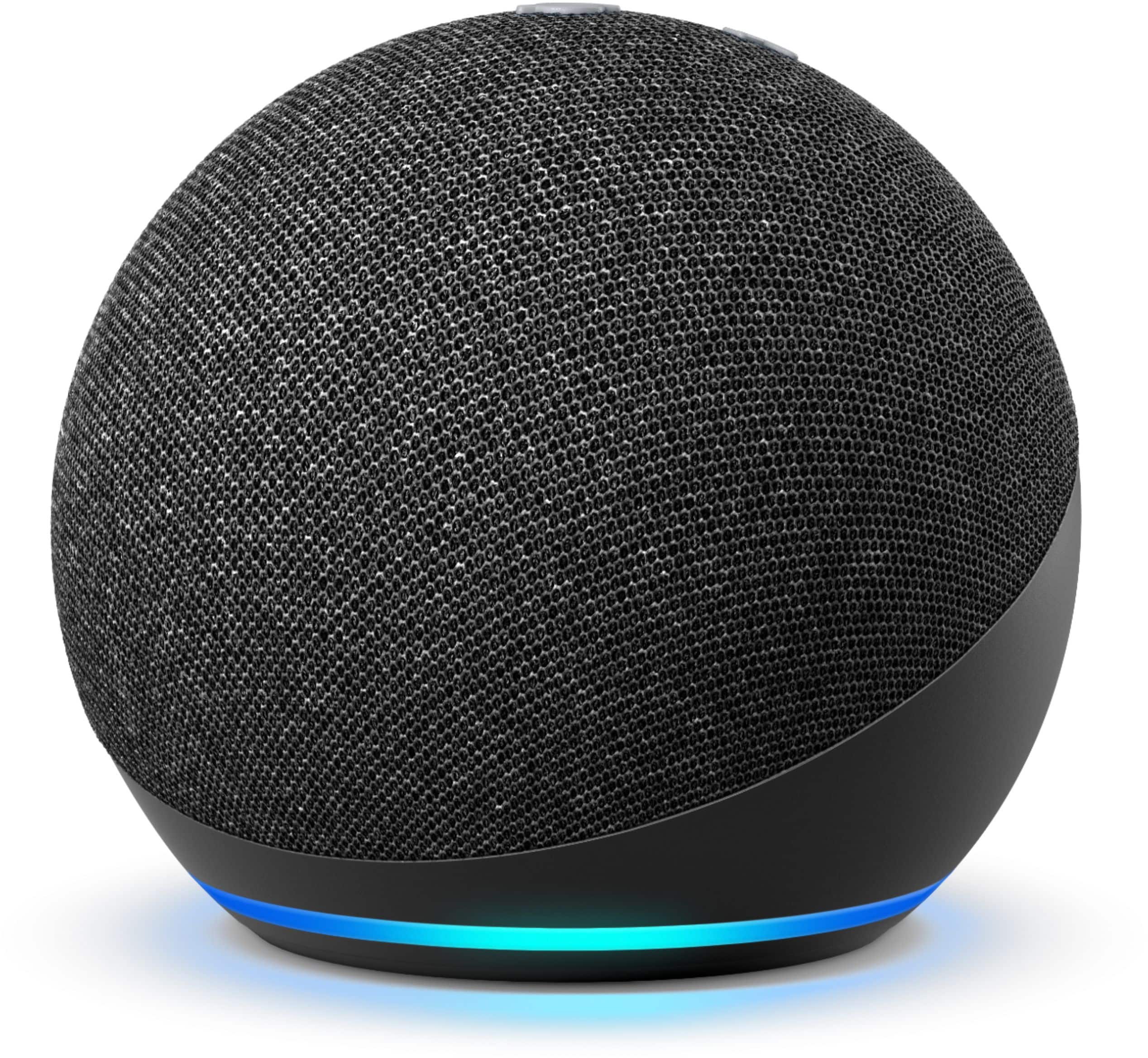 Alt View 12. Amazon - Echo Dot (4th Gen) Smart speaker with Alexa - Charcoal.