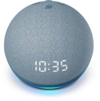Amazon - Echo Dot (4th Gen) Smart speaker with clock and Alexa - Twilight Blue - Front_Zoom