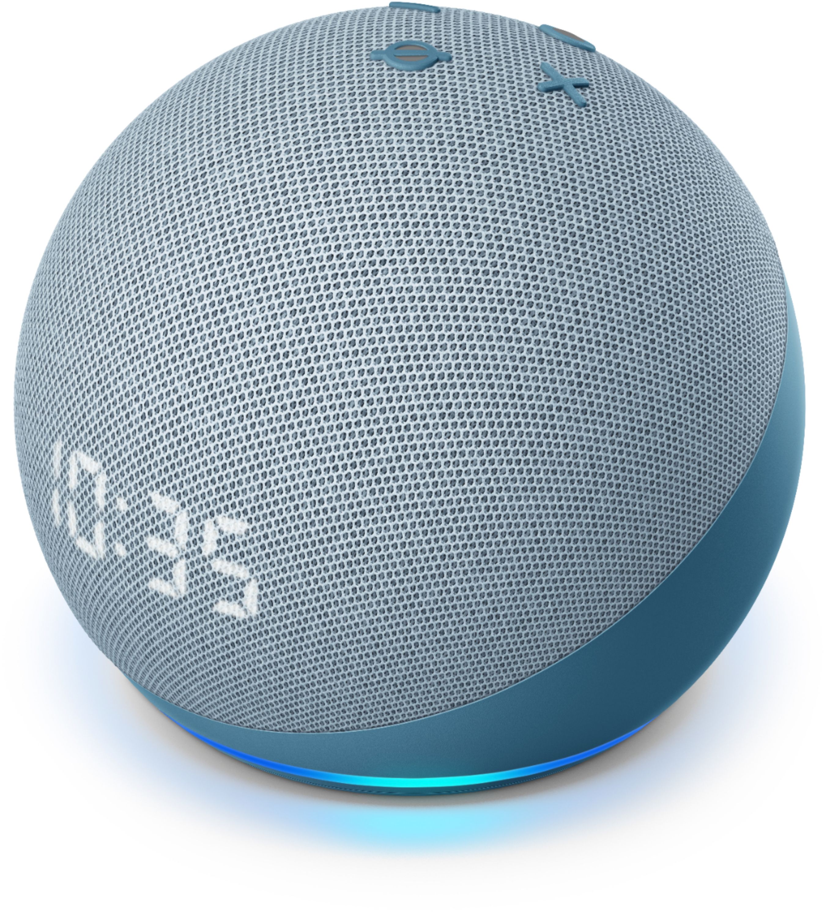 Telégrafo triángulo medias Best Buy: Amazon Echo Dot (4th Gen) Smart speaker with clock and Alexa  Twilight Blue B085M66LH1