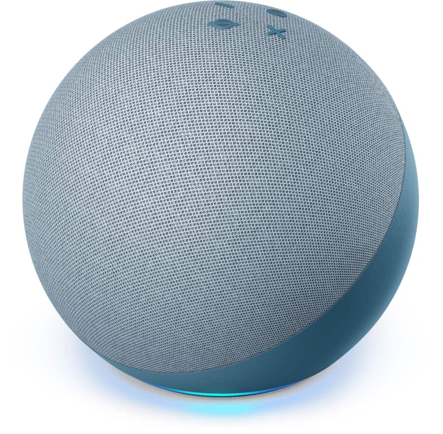 Amazon - Echo (4th Gen) With premium sound, smart home hub, and Alexa - Twilight Blue